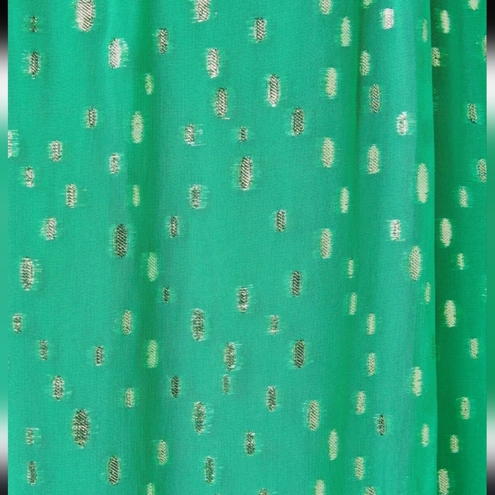 Lilly Pulitzer Tamie Off The Shoulder Midi Dress Botanical Green NWT Size Large - Picture 2 of 16
